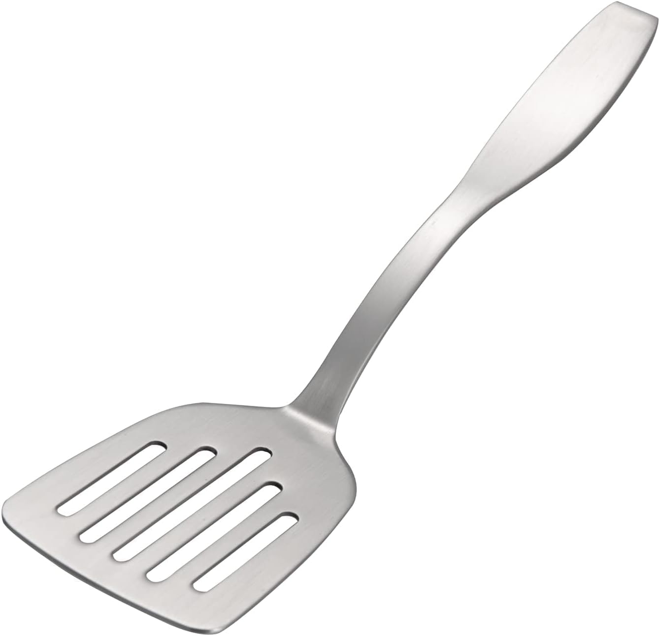 9.5-Inch Small Turner Spatula Stainless Steel Slotted Turner for Small Pans