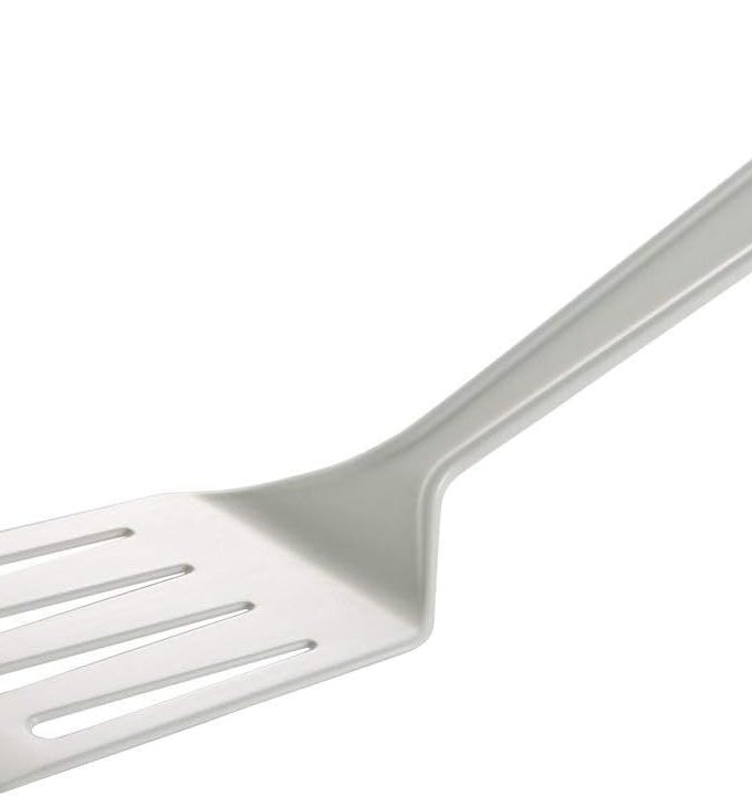 11-inch Reinforced Nylon Slotted Spatula Turner, Set of 2 (White)
