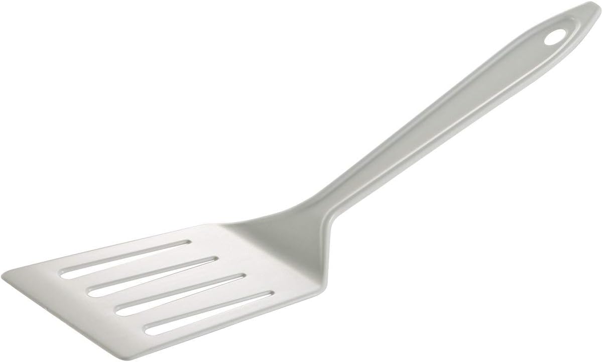 11-inch Reinforced Nylon Slotted Spatula Turner, Set of 2 (White)