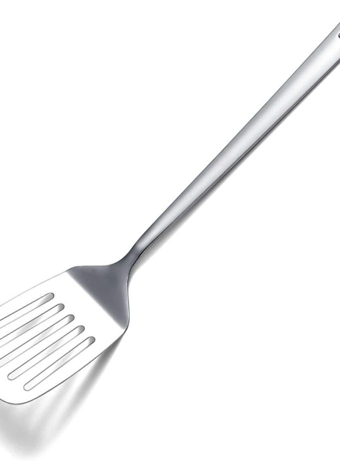 Stainless Steel Spatulas, Slotted Turner, Metal Turner For Cooking, Kitchen For Nonstick Cookware, Barbecue Spatulas, Dishwasher Safe, Easy to Clean