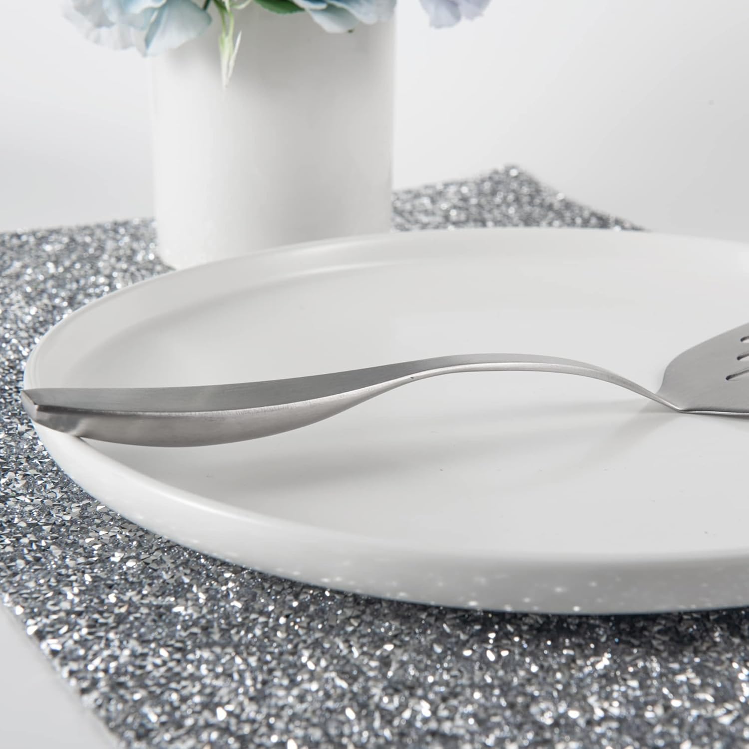 9.5-Inch Small Turner Spatula Stainless Steel Slotted Turner for Small Pans